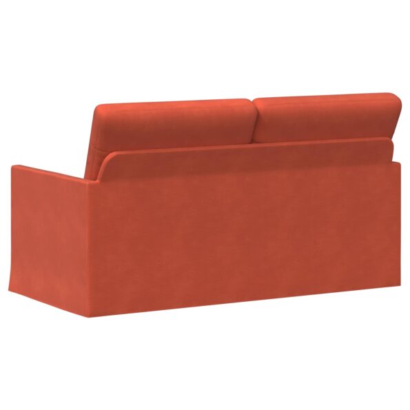 vidaXL Sofa pre 2 osoby Červenooranžová 150 x 81 x 82 cm – Obrázok 5