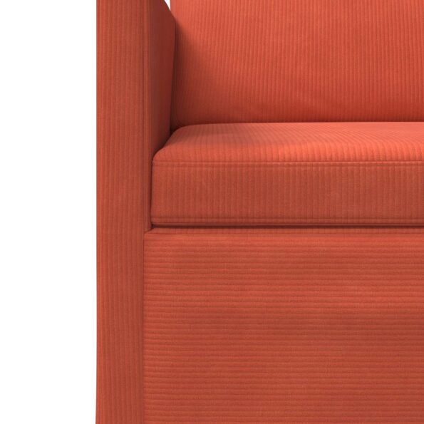 vidaXL Sofa pre 2 osoby Červenooranžová 150 x 81 x 82 cm – Obrázok 6