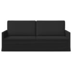 vidaXL Sedačka pre 3 Čierna 190 x 81 x 82 cm Látka – Obrázok 3