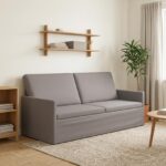 vidaXL Sedačka pre 3 Sivohnedá 190 x 81 x 82 cm Látka