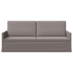 vidaXL Sedačka pre 3 Sivohnedá 190 x 81 x 82 cm Látka – Obrázok 3