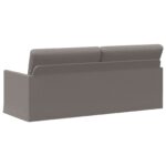 vidaXL Sedačka pre 3 Sivohnedá 190 x 81 x 82 cm Látka – Obrázok 5