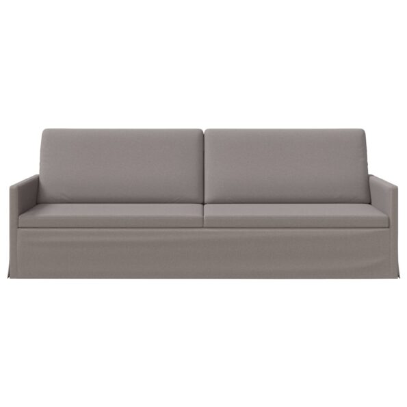 vidaXL Sedačka pre 3 Sivohnedá 220 x 81 x 82 cm Látka – Obrázok 3