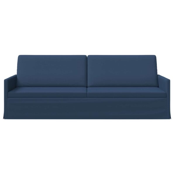 vidaXL Sedačka pre 3 Modrá 220 x 81 x 82 cm Látka – Obrázok 3