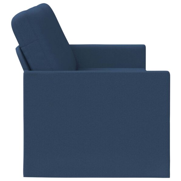 vidaXL Sedačka pre 3 Modrá 220 x 81 x 82 cm Látka – Obrázok 4