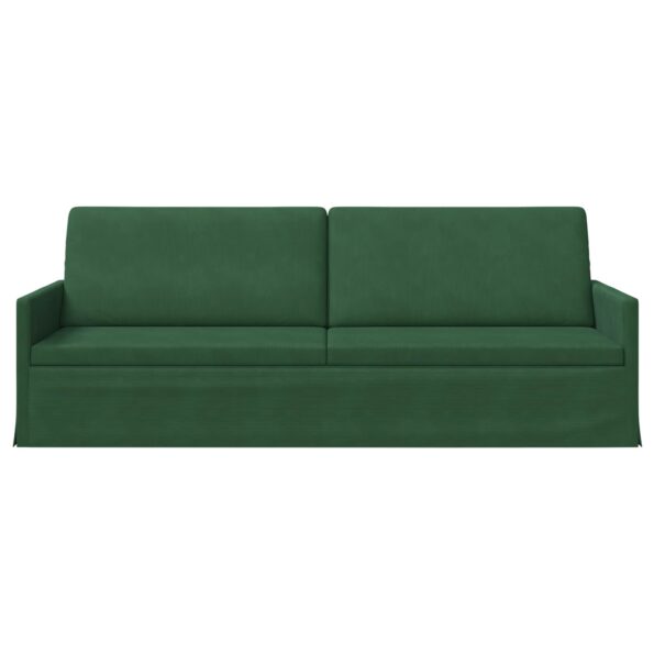 vidaXL Sedačka pre 3 Jungle Green 220 x 81 x 82 cm Kordúrová tkanina – Obrázok 3