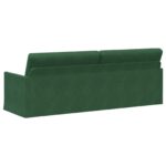 vidaXL Sedačka pre 3 Jungle Green 220 x 81 x 82 cm Kordúrová tkanina – Obrázok 5
