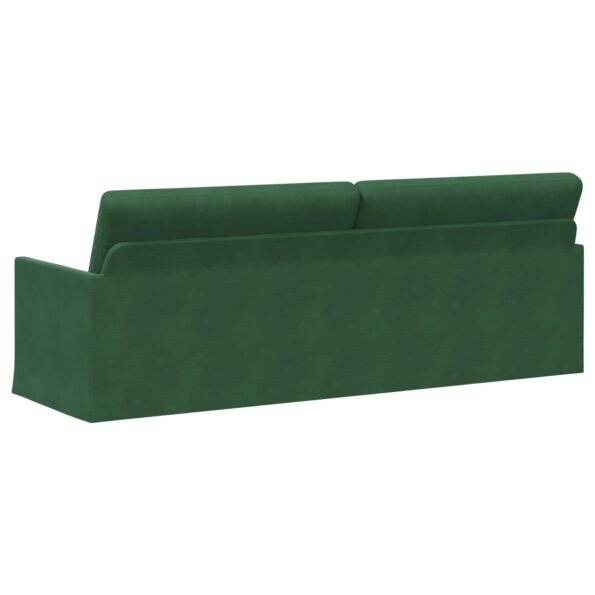 vidaXL Sedačka pre 3 Jungle Green 220 x 81 x 82 cm Kordúrová tkanina – Obrázok 5