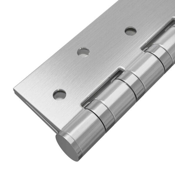 vidaXL Pánt 4 ks 100 x 78 x 13 mm Strieborná Oceľ – Obrázok 7