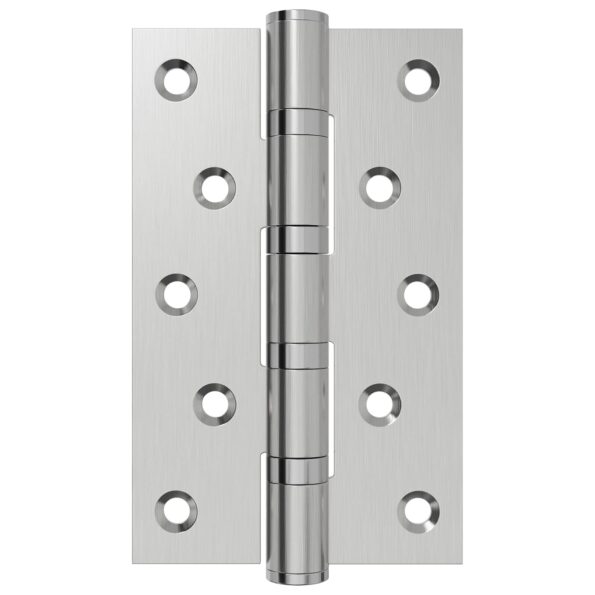 vidaXL Pánt 4 ks 125 x 75 x 13 mm Strieborná Oceľ – Obrázok 4