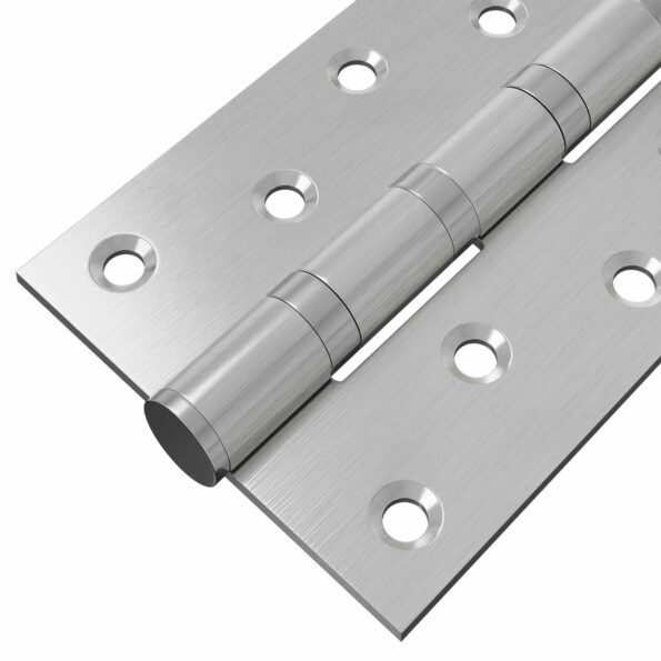 vidaXL Pánt 4 ks 125 x 75 x 13 mm Strieborná Oceľ – Obrázok 6