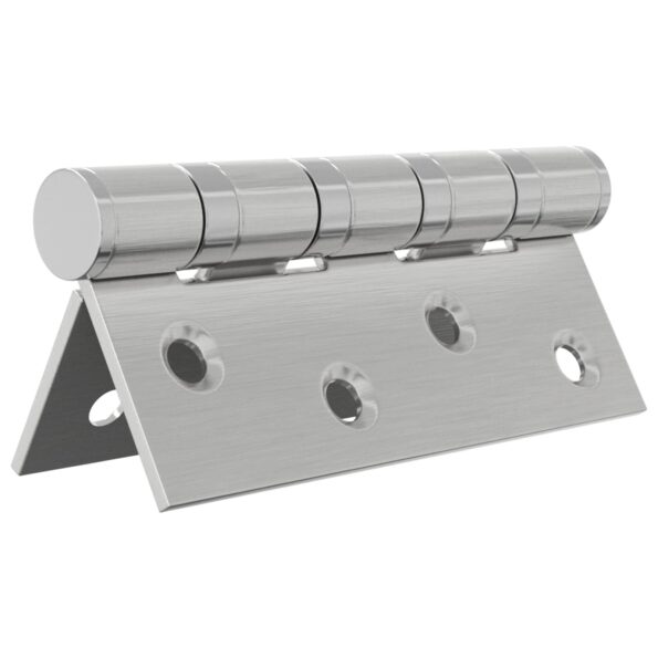 vidaXL Pánt 8 ks 100 x 78 x 13 mm Strieborná Oceľ – Obrázok 3
