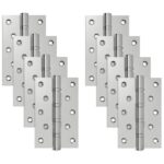 vidaXL Pánt 8 ks 125 x 75 x 13 mm Strieborná Oceľ – Obrázok 2