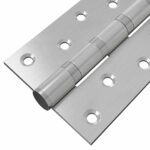 vidaXL Pánt 8 ks 125 x 75 x 13 mm Strieborná Oceľ – Obrázok 6
