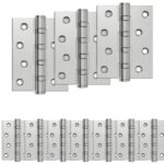 vidaXL Pánt 16 ks 100 x 78 x 13 mm Strieborná Oceľ – Obrázok 2
