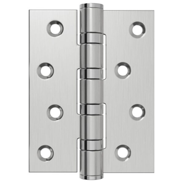 vidaXL Pánt 16 ks 100 x 78 x 13 mm Strieborná Oceľ – Obrázok 4
