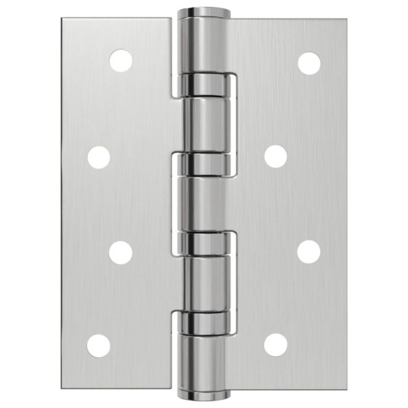 vidaXL Pánt 16 ks 100 x 78 x 13 mm Strieborná Oceľ – Obrázok 5