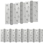 vidaXL Pánt 16 ks 125 x 75 x 13 mm Strieborná Oceľ – Obrázok 2