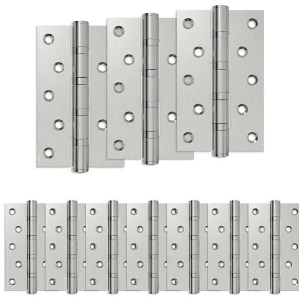 vidaXL Pánt 16 ks 125 x 75 x 13 mm Strieborná Oceľ – Obrázok 2