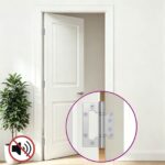 vidaXL Pánt 4 ks 100 x 75 x 13 mm Strieborná Oceľ