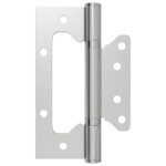 vidaXL Pánt 4 ks 125 x 78 x 13 mm Strieborná Oceľ – Obrázok 4