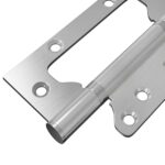vidaXL Pánt 4 ks 125 x 78 x 13 mm Strieborná Oceľ – Obrázok 5