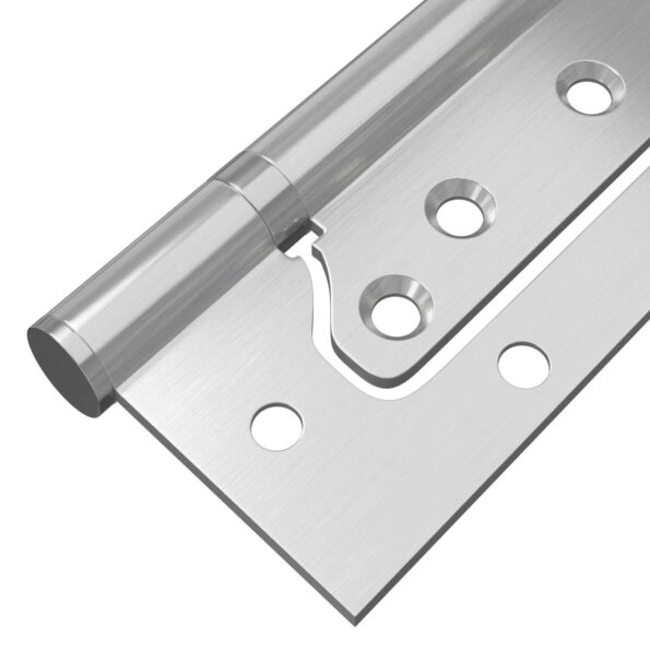 vidaXL Pánt 4 ks 125 x 78 x 13 mm Strieborná Oceľ – Obrázok 6