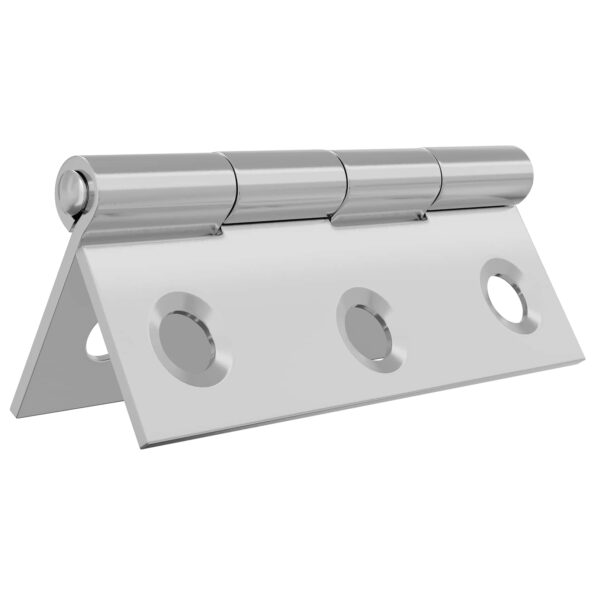 vidaXL Pánt 12 ks 44 x 31 x 5 mm Strieborná Oceľ – Obrázok 3