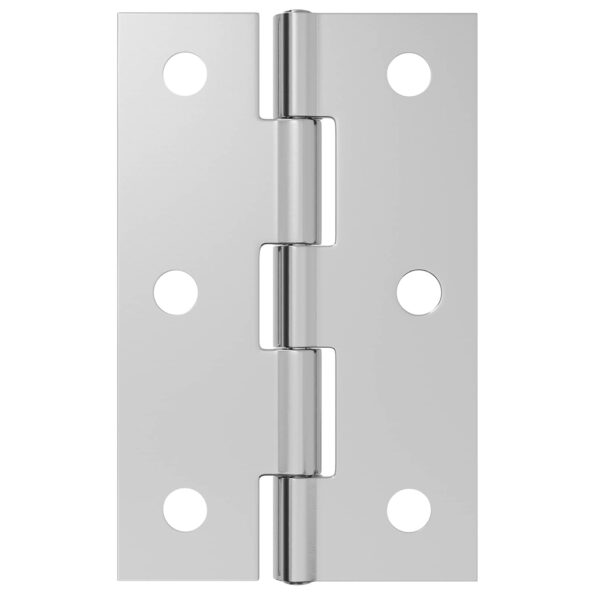 vidaXL Pánt 24 ks 54 x 34 x 5 mm Strieborná Oceľ – Obrázok 5