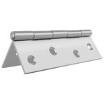 vidaXL Pánt 24 ks 89 x 54 x 5 mm Strieborná Oceľ – Obrázok 3