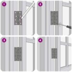 vidaXL Pánt 24 ks 89 x 54 x 5 mm Strieborná Oceľ – Obrázok 8