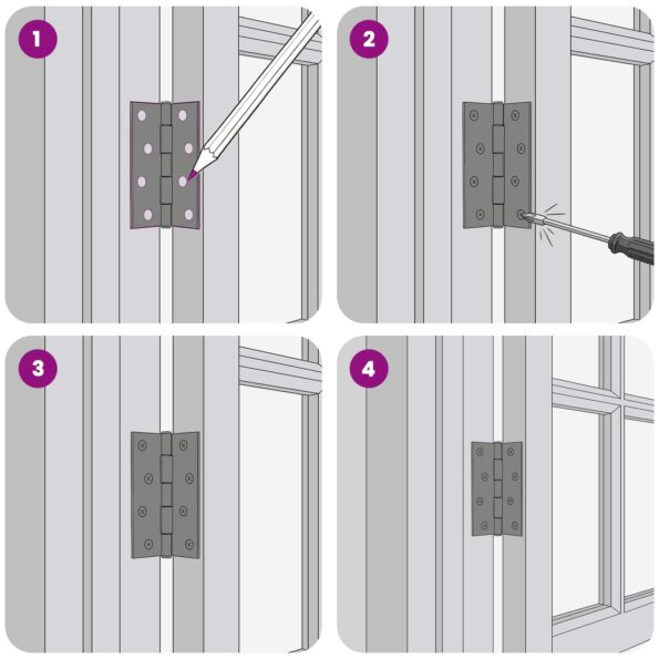 vidaXL Pánt 24 ks 89 x 54 x 5 mm Strieborná Oceľ – Obrázok 8
