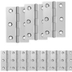 vidaXL Pánt 48 ks 54 x 34 x 5 mm Strieborná Oceľ – Obrázok 2