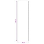 vidaXL Koberec Krémová 50 x 400 cm 100% polyester 3 mm Prateľné – Obrázok 6