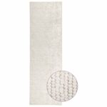 vidaXL Koberec Krémová 80 x 150 cm 100% polyester 3 mm Prateľné – Obrázok 3
