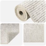 vidaXL Koberec Krémová 100 x 400 cm 100% polyester 3 mm Prateľné – Obrázok 4