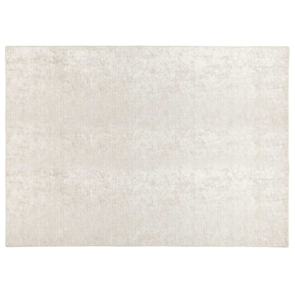 vidaXL Koberec Krémová 120 x 180 cm 100% polyester 3 mm Prateľné – Obrázok 2