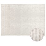 vidaXL Koberec Krémová 120 x 180 cm 100% polyester 3 mm Prateľné – Obrázok 3