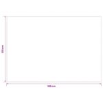 vidaXL Koberec Krémová 120 x 180 cm 100% polyester 3 mm Prateľné – Obrázok 6