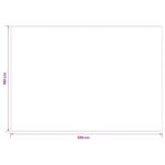 vidaXL Koberec Krémová 160 x 230 cm 100% polyester 3 mm Prateľné – Obrázok 6