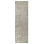 vidaXL Koberec Béžová 50 x 250 cm 100% polyester 3 mm Prateľné – Obrázok 2