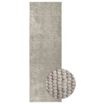 vidaXL Koberec Béžová 50 x 300 cm 100% polyester 3 mm Prateľné – Obrázok 3