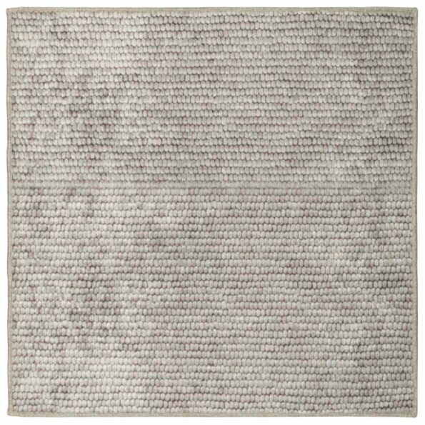 vidaXL Koberec Béžová 100 x 100 cm 100% polyester 3 mm Prateľné – Obrázok 2