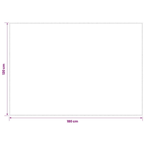 vidaXL Koberec Béžová 120 x 180 cm 100% polyester 3 mm Prateľné – Obrázok 6