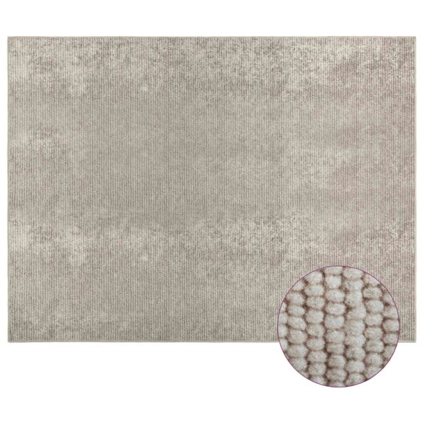 vidaXL Koberec Béžová 300 x 400 cm 100% polyester 3 mm Prateľné – Obrázok 3