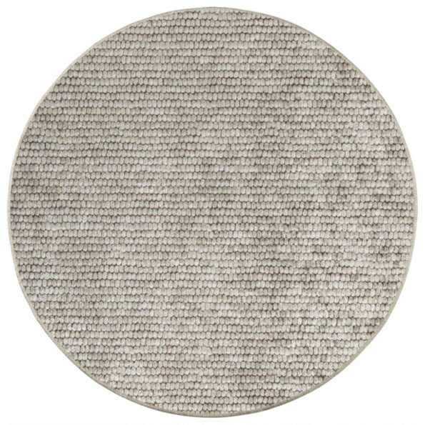 vidaXL Koberec Béžová Ø 120 cm 100% polyester 3 mm Prateľné – Obrázok 2