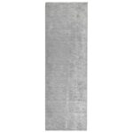 vidaXL Koberec Sivá 80 x 150 cm 100% polyester 3 mm Prateľné – Obrázok 2