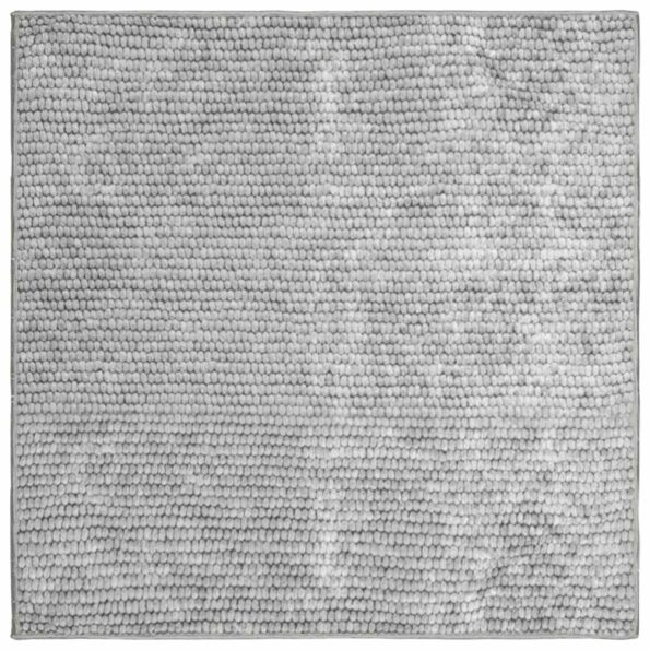 vidaXL Koberec Sivá 100 x 100 cm 100% polyester 3 mm Prateľné – Obrázok 2