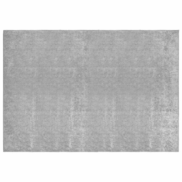 vidaXL Koberec Sivá 120 x 180 cm 100% polyester 3 mm Prateľné – Obrázok 2
