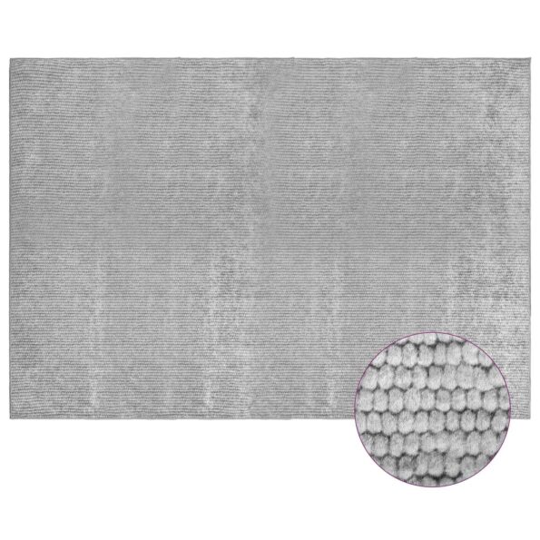 vidaXL Koberec Sivá 190 x 300 cm 100% polyester 3 mm Prateľné – Obrázok 3